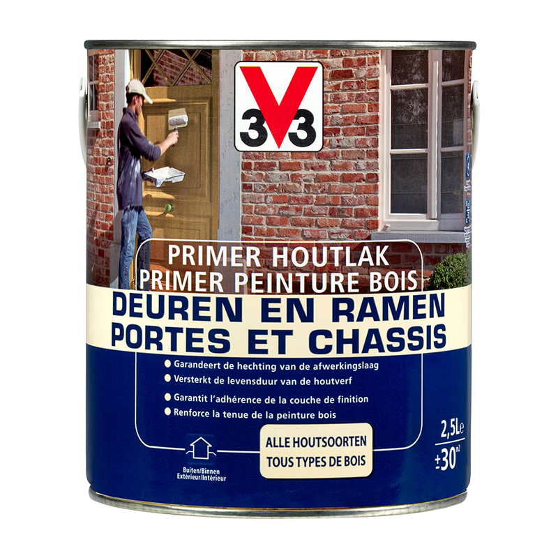 Primer Peinture Bois Portes et Châssis - V33