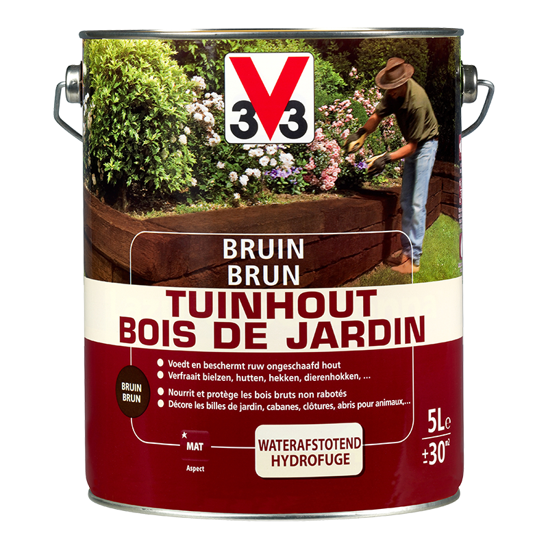 Générique Brun bois de jardin 5L