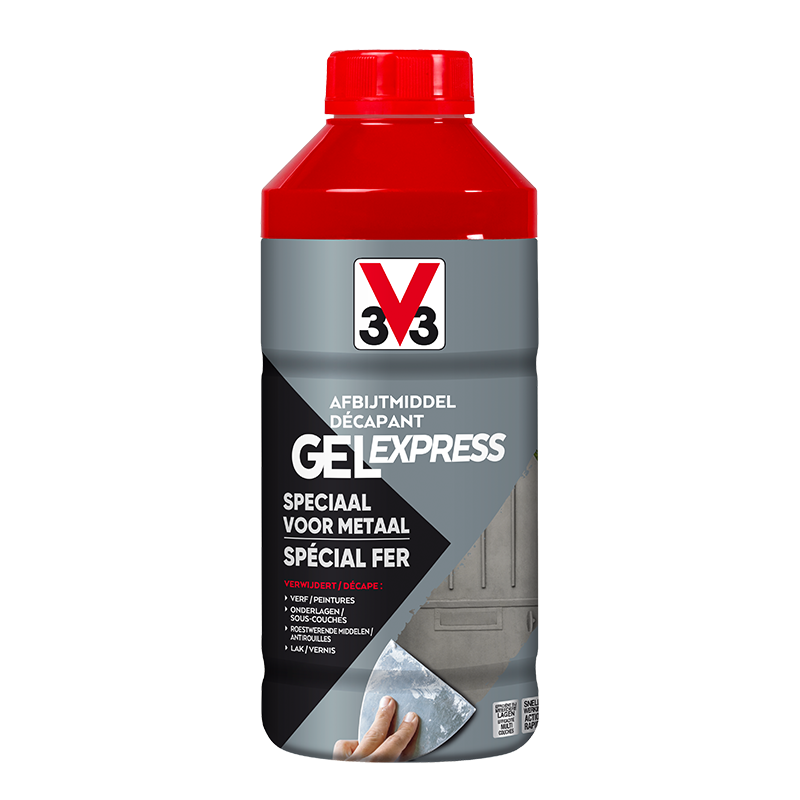 Décapant gel express® Spécial bois V33 0,5L