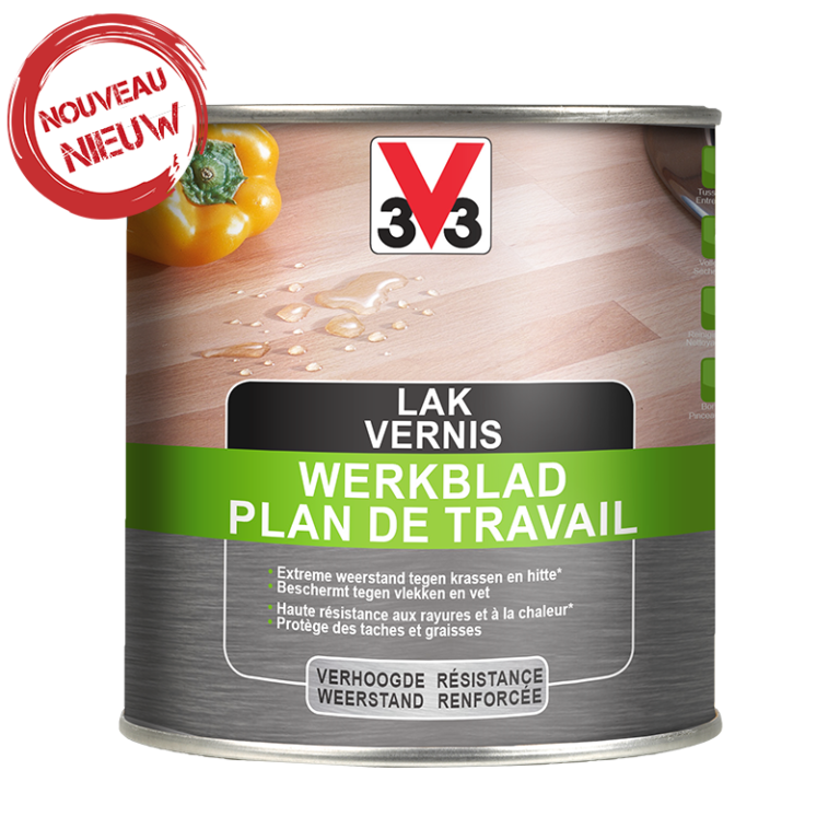 Vernis Plan de Travail Apte au contact alimentaire V33