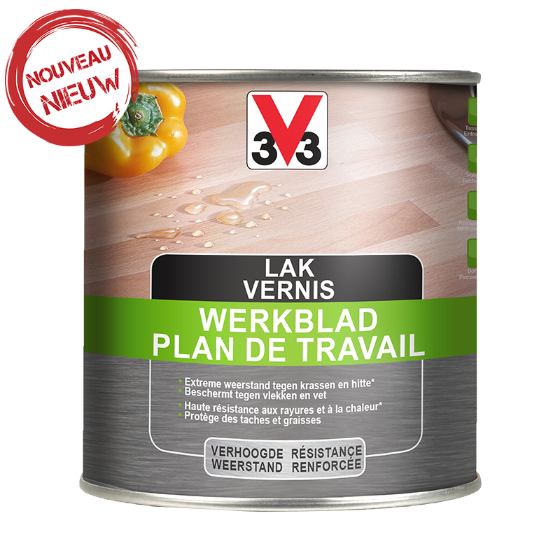 Vernis Plan de Travail Apte au contact alimentaire V33