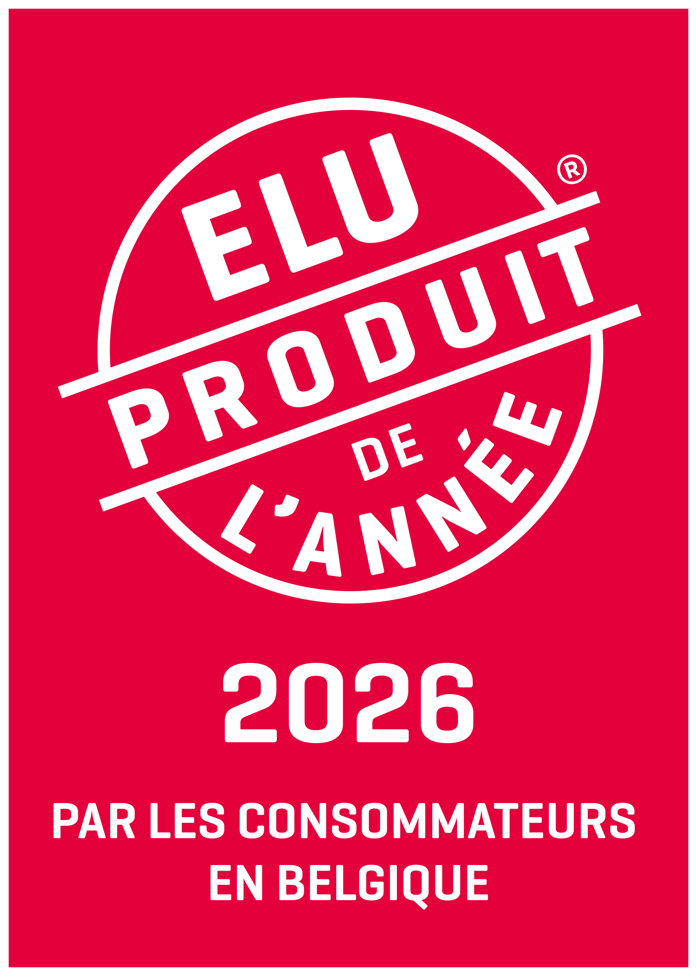 Macaron Élu Produit de l'Année 2026